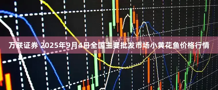 万联证券 2025年9月4日全国主要批发市场小黄花鱼价格行情