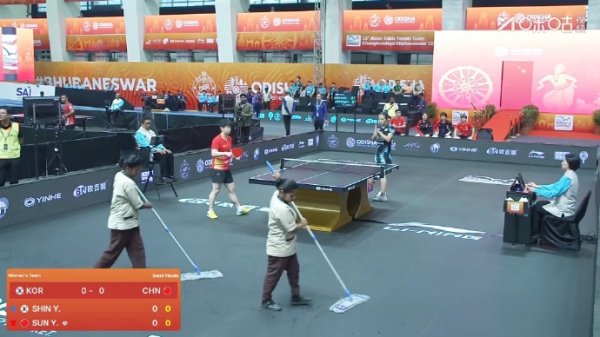 658金融网 印度球馆意外状况频发，好在国乒未受影响，轻松晋级亚锦赛女团决赛