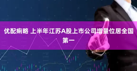 优配痢略 上半年江苏A股上市公司增量位居全国第一